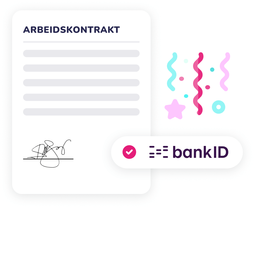 Lag arbeidskontrakter på 1-2-3