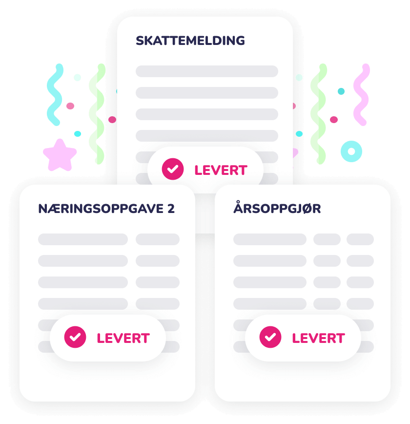 Send rapporter for enkeltpersonforetak